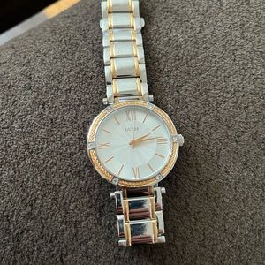Women’s Two Tone Stainless Steel Bracelet Watch, 34mm